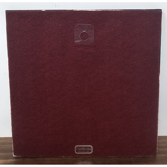 VTG Handmade Irene Otis Ceramic Art Tile Trivet Magic Is In Our House 6x6" 1996 - Picture 5 of 13